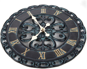 (🎁New Year Hot Sale🎄)Hanging Wall Clock and Dial Thermometer Set