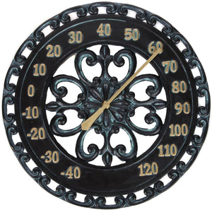 (🎁New Year Hot Sale🎄)Hanging Wall Clock and Dial Thermometer Set