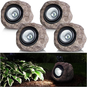 🎁NEW YEAR HOT SALE-30% OFF🎉Solar Powered Outdoor Rock Lights(Buy More and Save More)