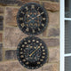 (🎁New Year Hot Sale🎄)Hanging Wall Clock and Dial Thermometer Set