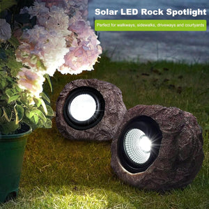 🎁NEW YEAR HOT SALE-30% OFF🎉Solar Powered Outdoor Rock Lights(Buy More and Save More)