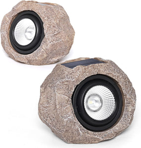 🎁NEW YEAR HOT SALE-30% OFF🎉Solar Powered Outdoor Rock Lights(Buy More and Save More)