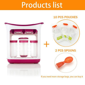 DIY Baby Food Squeeze Station