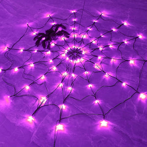 🎃Halloween presale-30% OFF🕸️Halloween Led Spider Web String Light🕷️