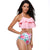 Ruffled Bikini & High Waist Bottom Swimsuit