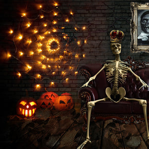 🎃Halloween presale-30% OFF🕸️Halloween Led Spider Web String Light🕷️