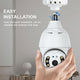 Wireless Wifi Light Bulb Camera